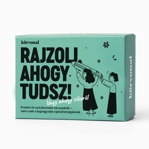 Rajzolj, ahogy tudsz – társasjáték, ami mindenkit megnevettet!